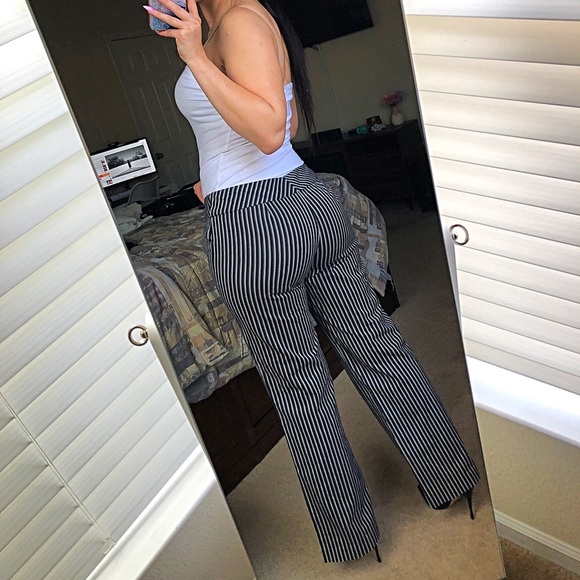 White House black market black & white pants - Picture 2 of 5